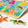 Montessori fejlesztő fa puzzle játék Járművek gyerekeknek 1