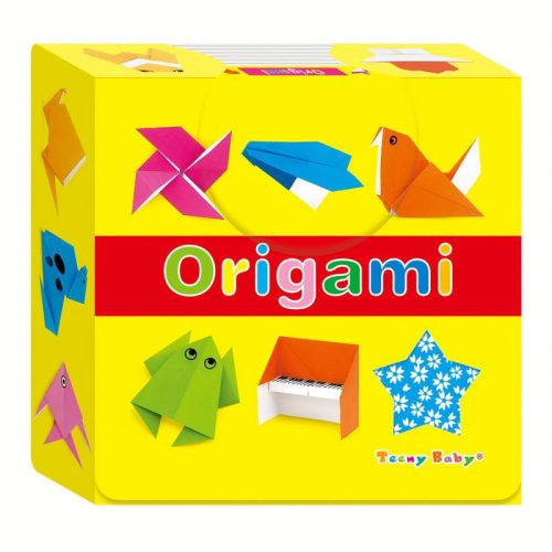 Színes Origami/Kirigami Kreatív Papírhajtogató Készlet Gyerekeknek Origami Művészethez