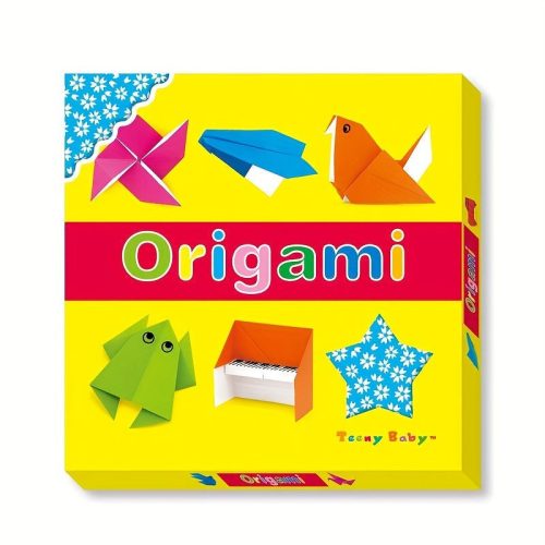 Színes Origami/Kirigami Kreatív Papírhajtogató Készlet Gyerekeknek Origami Művészethez
