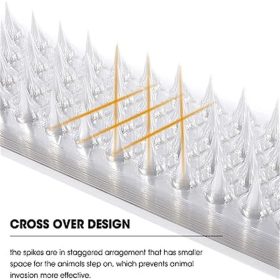   Macska- és madár riasztó tüskék kerítésre kültéri védelemhez