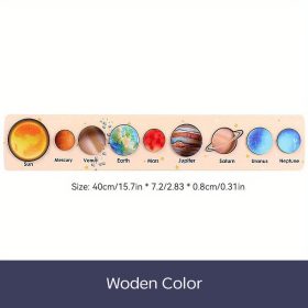   Fa naprendszer puzzle gyerekeknek Kék - Oktató és kreatív játékkészlet