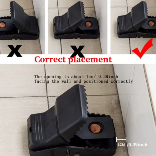 3db Hatékony Rágcsálócsapda Egérfogó Készlet