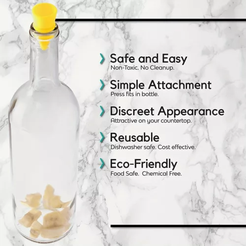 2db Muslica csapda, gyümölcslégy fogó palackdugó, hatékony kártevőirtó rendszer otthoni használatra