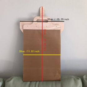   Csúsztató pizzalapát, tészta áthelyező lapát, rozsdamentes acél sütőeszköz pizzakészítéshez