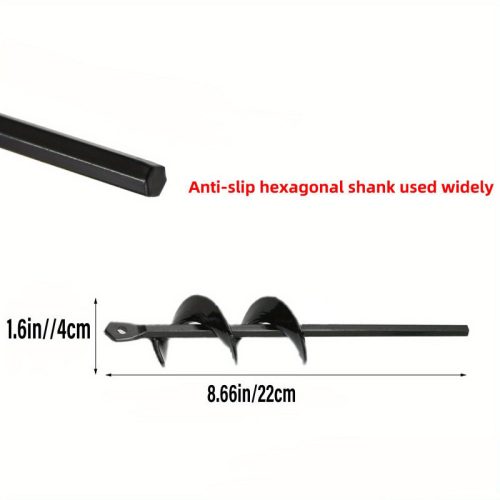 Csigás Lyukfúró Adatper, Kerti Lyukfúró Talajfúráshoz és Ültetéshez