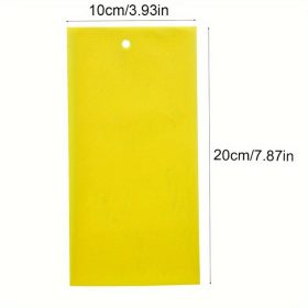   50db Hatékony Ragasztós Légyfogó Papír Beltéri és Kültéri Használatra