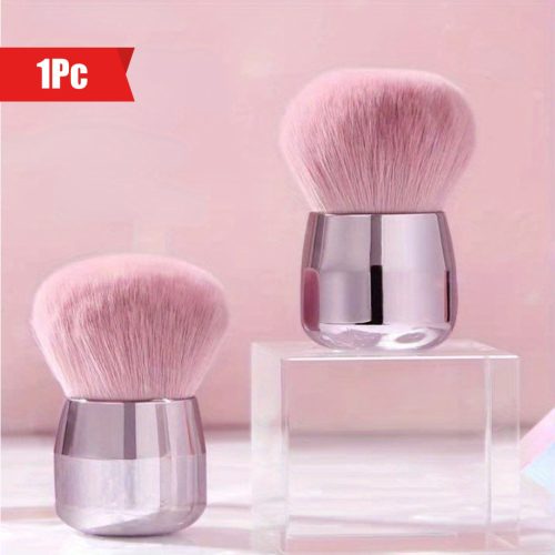 1db Körömművészeti Portisztító Kefe - Kerek Gomba Alakú, Puha Gél Sminkkefe Manikűr Kiegészítőkhöz és Eszközökhöz