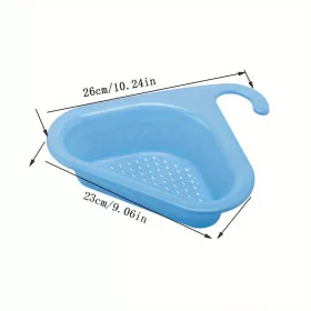   Hattyú Alakú Háromszög Konyhai Mosogató Szűrőkosár - 2/4 db Tartós Műanyag Csap Tároló Edényekhez és Eszközökhöz