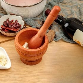   Konyhai Fokhagyma Mozsár és Mozsárkészlet Fokhagymaborshoz, Fokhagymadaráló és Chilidaráló Szürke Kő Mintás, 2 Darabos Készlet