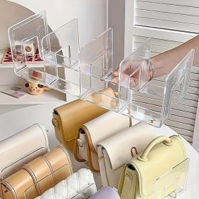   2db Átlátszó Műanyag 4-Rekeszes Táska Szervező Utazáshoz és Tároláshoz