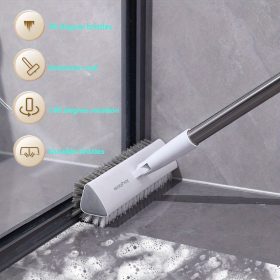   Forgó súrolókefe készlet hosszú nyéllel - Hatékony tisztítóeszköz padlókhoz és nehezen elérhető helyekhez