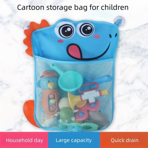 Fürdőszobai játék tároló akasztós háló Kis Sárga Kacsa - Gyermek fürdőkád játék rendező háló praktikus tároláshoz