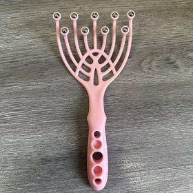   Fej masszírozó és fejbőr vakaró eszköz Rózsaszín színben