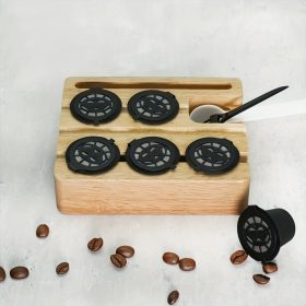   6db újratölthető eszpresszó kávé kapszula - környezetbarát és gazdaságos megoldás otthoni kávéfőzéshez