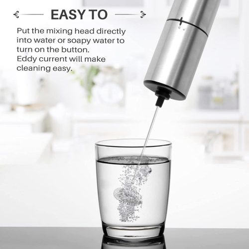 Gyors és egyszerű elektromos tejhabosító kávékészítéshez és italokhoz