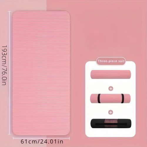 Extra vastag, csúszásmentes EVA jógaszőnyeg férfiaknak és nőknek otthoni és stúdió használatra