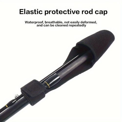 Horgászbot Zsinór és Védő Botkupak Piros Színű, Horgászati Kiegészítőkkel
