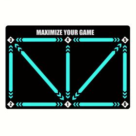   Ütéselnyelő labdarúgó technikai szőnyeg edzéshez és játékhoz