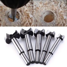   5 db-os Forstner fúrószár készlet precíziós faipari munkákhoz