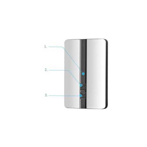 Vezeték nélküli, elemmentes, vízálló ajtócsengő 150 m hatótávval