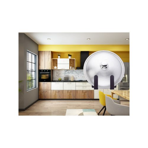 Konyhai fali fedőtartó - praktikus és helytakarékos tárolómegoldás konyhai eszközöknek.