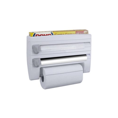 4 az 1-ben konyhai fólia és papírtartó szervező rendszer