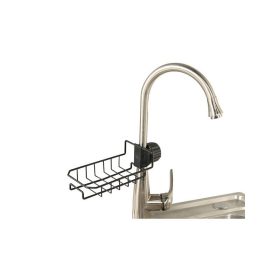   Mosogató rendező konyhai tároló kosár csapra szerelhető polc