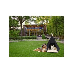   Indián sátor stílusú kutyaház és macska kennel - kényelmes kisállat ágy
