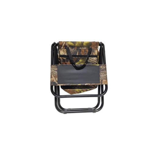 Horgászszék kényelmes háttámlával és praktikus hőszigetelt tárolótáskával horgászathoz