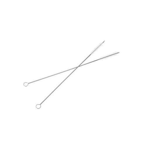 8 darabos fémből készült szívószál készlet, többszintű környezetbarát tisztító eszközzel