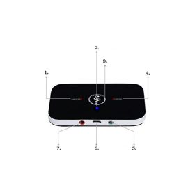   Bluetooth Adapter Vevő és Adó Egyben - Zenehallgatáshoz Autórádióhoz és Fejhallgatóhoz Bármilyen Eszközről