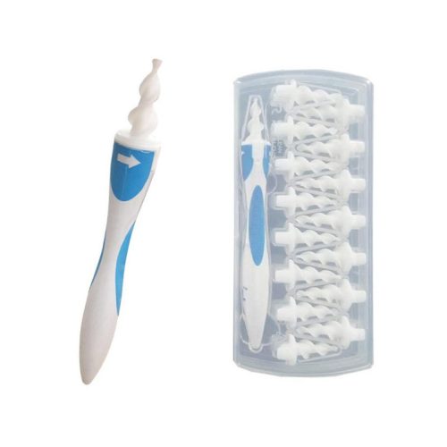 Fül tisztító eszköz fülzsír eltávolító, 16 cserélhető hegyesvéggel, biztonságos és higiénikus használatra