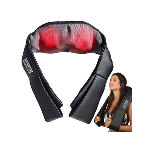 Nyak-, hát- és testmasszírozó 3D Shiatsu masszírozó - Relax Masszírozó, izomfeszültség enyhítésére és stresszoldásra