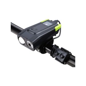   Erős LED-es kerékpáros első és hátsó lámpa beépített mérőórával és akkumulátorral 2in1
