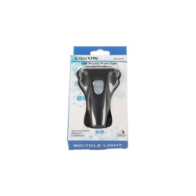  Kerékpár első lámpa 5 LED USB töltéssel - Bicikli világítás éjszakai biztonsághoz
