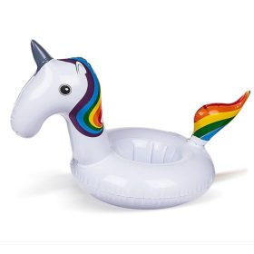   3 db Unikornis úszó italhűtő és pohártartó szett medencéhez