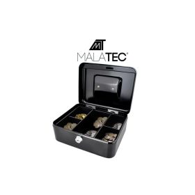   Fekete pénzesdoboz - Biztonságos pénztároló doboz gyerekeknek és felnőtteknek, ajándék ötlet, pénzgyűjtő és pénzszámláló funkcióval