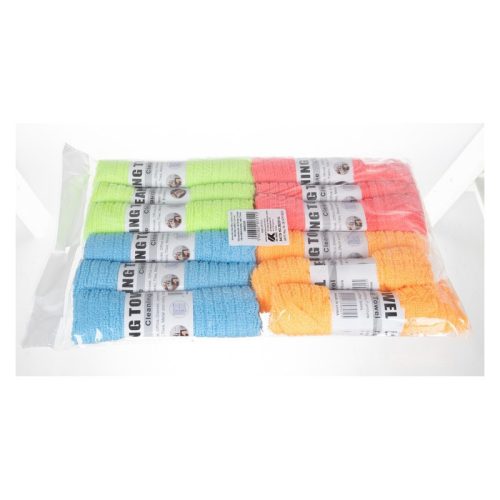 12 darab mikroszálas törlőkendő szett - hatékony tisztításhoz és portalanításhoz