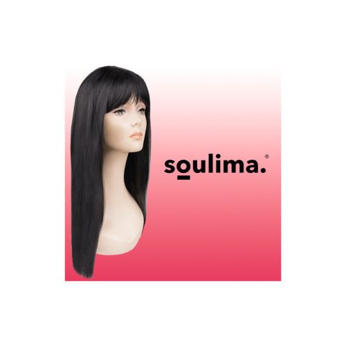 Fekete hosszú női paróka - divatos frizurákhoz, cosplayhoz és bulikhoz - online rendelés Magyarországon