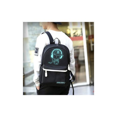 USB világító hátizsák iskolába és utazáshoz - Kruzzel 19374