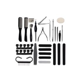  Soulima 21447 - 30 darabos professzionális pedikűr készlet otthoni és szalon használatra