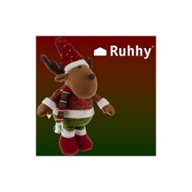   Karácsonyi dekorációs rénszarvas figura - teleszkópos 95cm Ruhhy 22329