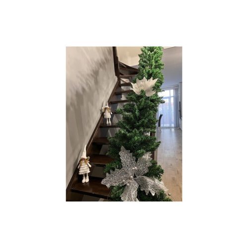 Szürke Karácsonyi Figurás Ruhhy 22343 - Tündér Dekorációs Ruha Ünnepi Hangulathoz