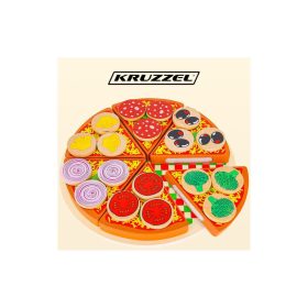   Fa pizza készlet gyerekeknek - 22471, kreatív szerepjátékhoz