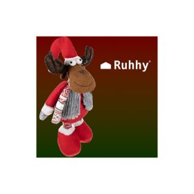   Karácsonyi dekorációs rénszarvas figura - teleszkópos 88cm Ruhhy 22101