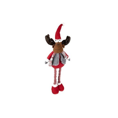 Karácsonyi dekorációs rénszarvas figura - teleszkópos 88cm Ruhhy 22101