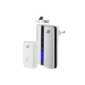   Malatec 23372 Fehér Vezeték Nélküli Ajtócsengő - Könnyű Telepítés és Modern Dizájn