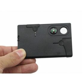   Multifunkciós túlélő kártya szerszámokkal, kompakt és hordozható eszköz kempingezéshez és túrázáshoz