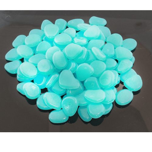 Fluoreszkáló dekorációs kerti díszkavicsok kültéri és beltéri használatra