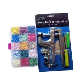   Patentozó, ringliző és patent készlet (150 db) - Kézműves és ruházati kiegészítők rögzítéséhez